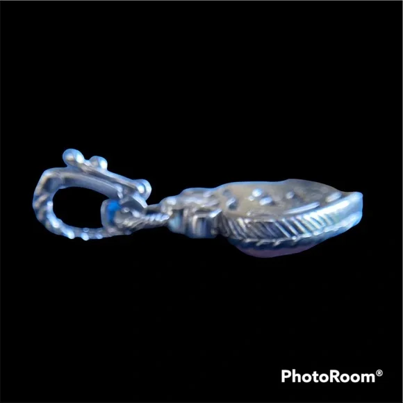 Judith Ripka Rose Quartz sterling silver heart pendant - Picture 3 of 5